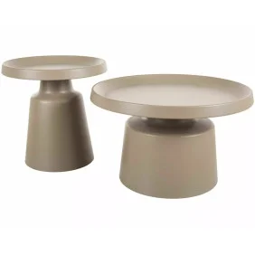 Набор журнальных столов Rodos ø70 см Беж