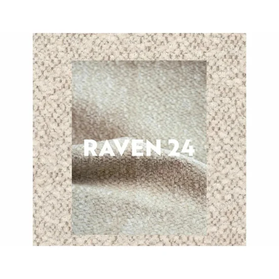 Кровать односпальная мягкая Emma Raven 90×200 Бежевая ткань 4