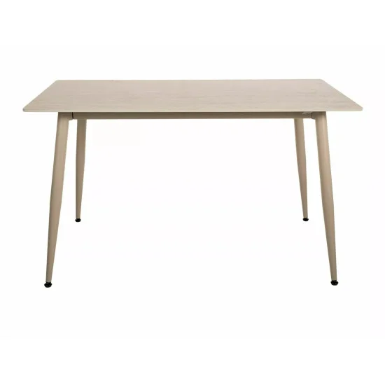 Стол обеденный кухонный Rion 130×70 см Керамика Беж / Кашемир каркас 2