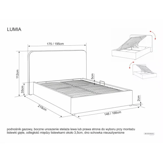 Кровать двухспальная мягкая Lumia Velvet 140×200 Темно-бежевая велюр Bluvel 14