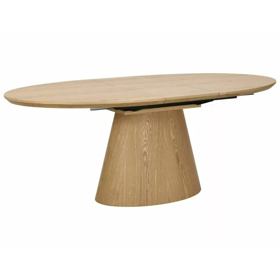 Стол обеденный раскладной кухонный Marocco (160–200)×100 см МДФ + шпон Дуб / Дуб каркас 3