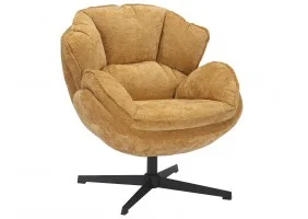 Крісло BETTY чорний каркас / карі Тк.248 BETTYCU