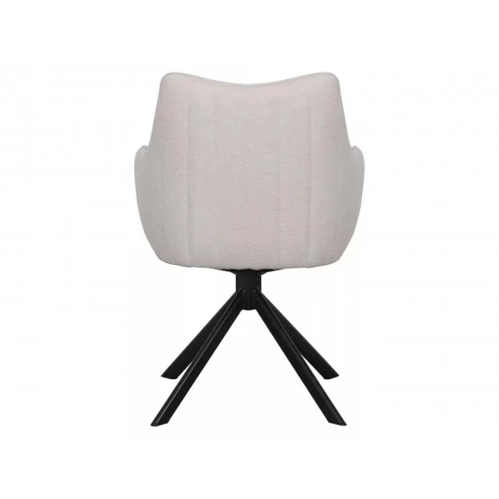 Стілець кухонний AZALIA VELVET чорний каркас / світлий беж BL.30 AZALIAVCJBE 6