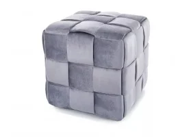 Пуф CASEL VELVET серый Тк.252 CASELVSZ
