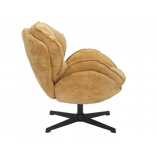 Крісло BETTY чорний каркас / карі Тк.248 BETTYCU 4