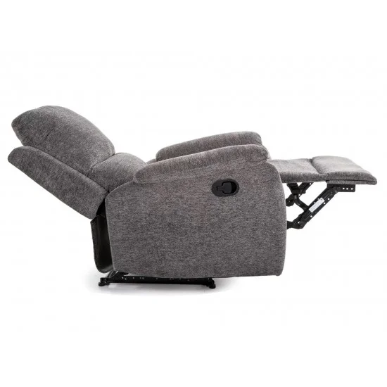 Крісло-реклайнер розкладне SPENCER 1 RAVEN сіре 15 SPENCER1RASZ15 2