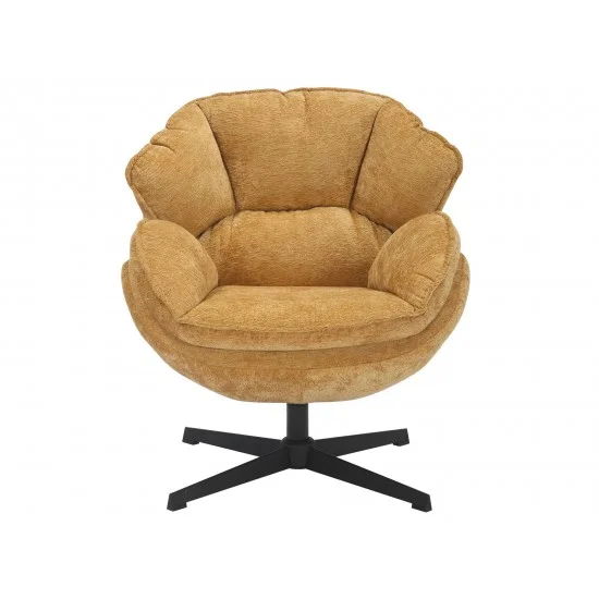 Крісло BETTY чорний каркас / карі Тк.248 BETTYCU 3