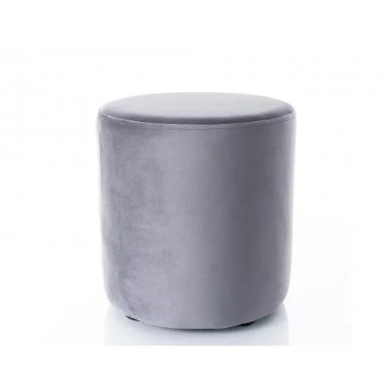 Пуф DOTI C VELVET сірий BL.14 d.33 DOTICV14 1