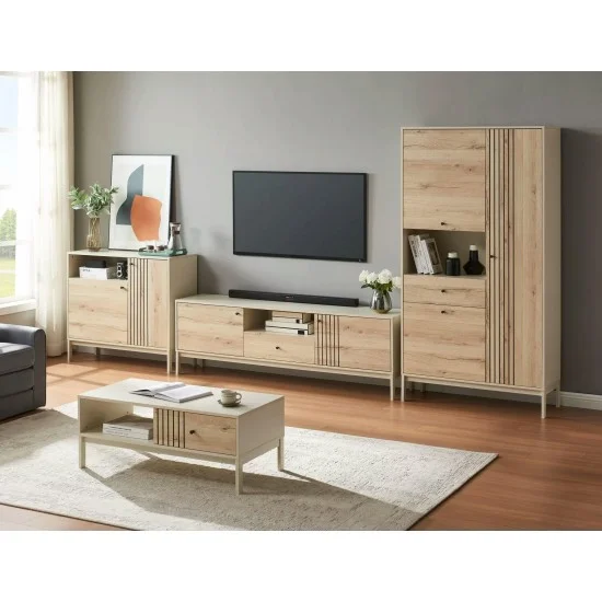 Стеллаж FROST R1 дуб альпийский / белый FROSTR1 2