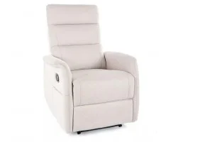 Кресло-реклайнер раскладное SOLON M BREGO (функция массажа) светлый беж 22 SOLONMBRJBE22