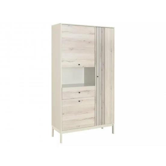 Стеллаж FROST R1 дуб альпийский / белый FROSTR1 1