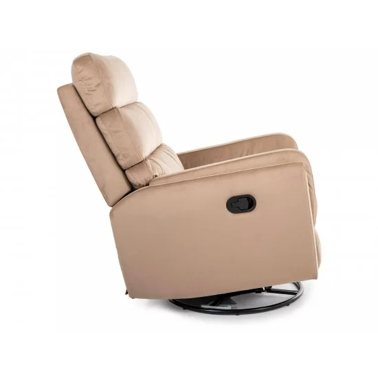 Кресло-реклайнер раскладное ARGOS VELVET беж BL.28 ARGOSVBE 3
