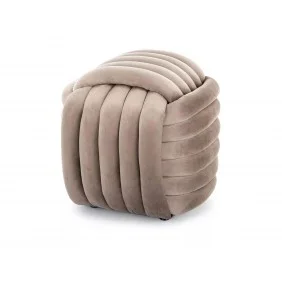 Пуф BRUNI VELVET темный беж Тк.251 BRUNIVCB