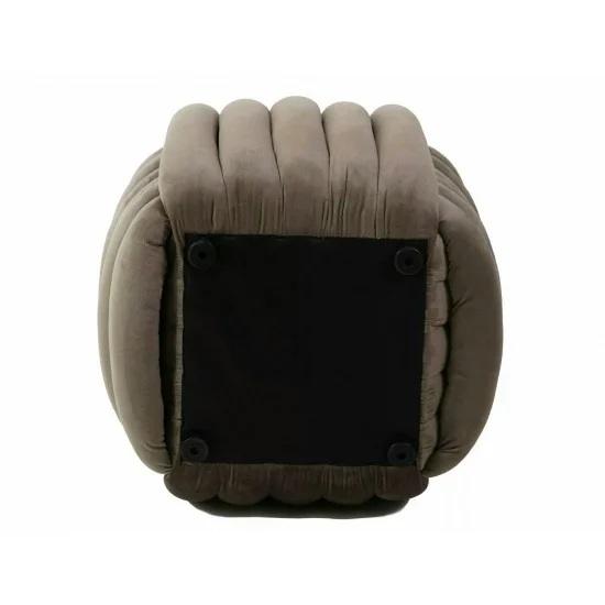 Пуф BRUNI VELVET темный беж Тк.251 BRUNIVCB 3