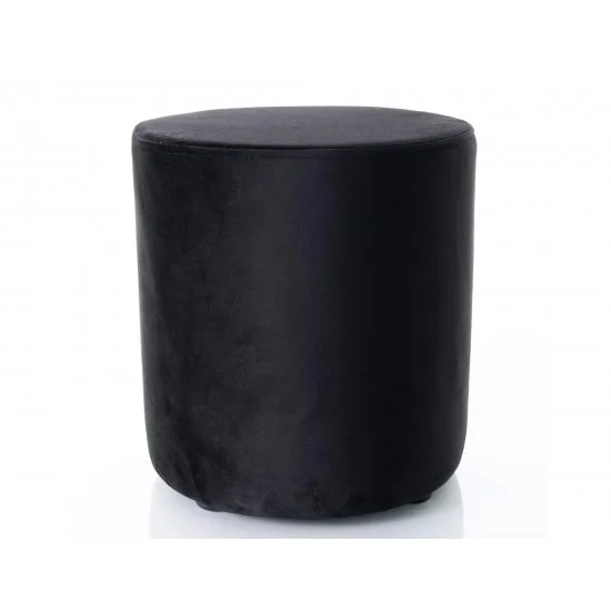Пуф DOTI B VELVET черный BL.19 d.38 DOTIBV19 1
