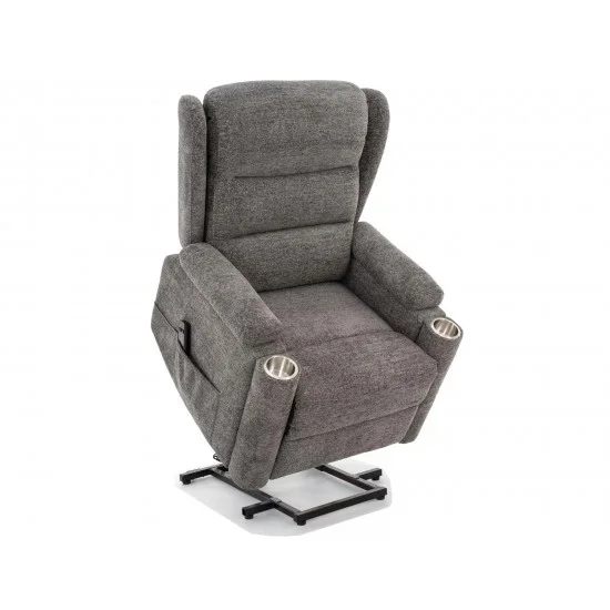 Розкладне крісло-реклайнер MINOS RAVEN (функція вертикалізація) сіре 13 MINOSRASZ13 4