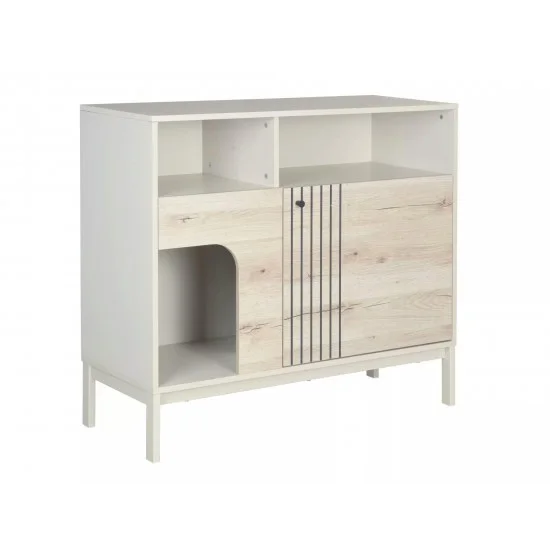 Комод FROST K3 40х100 дуб альпійський / білий FROSTK3 1