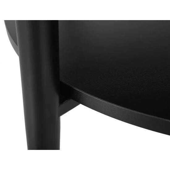 Журнальный столик ELLA B дуб / черный d.60 ELLABDC 3