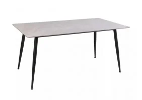 Стол обеденный RION 130*70 серый / черный RIONSZC130