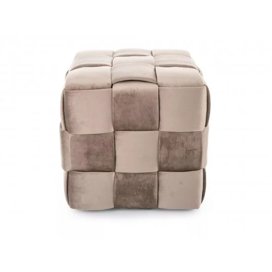 Пуф CASEL VELVET темний беж Тк.251 CASELVCBE 2