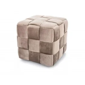 Пуф CASEL VELVET темный беж Тк.251 CASELVCBE