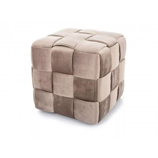 Пуф CASEL VELVET темний беж Тк.251 CASELVCBE 1