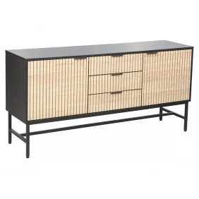 Комод MAGO K1 40х150 дуб / черный мат MAGOK1