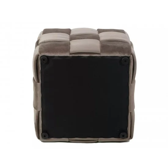 Пуф CASEL VELVET темний беж Тк.251 CASELVCBE 3