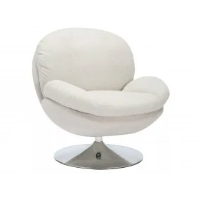 Крісло BRIGITTE BREGO хром каркас / світлий беж 22 BRIGITTEBRJBE22