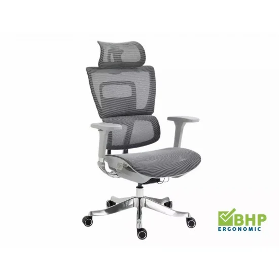 Комп'ютерне крісло WINNER LUX сіре / хром OBRWINNERLUXSZ 1