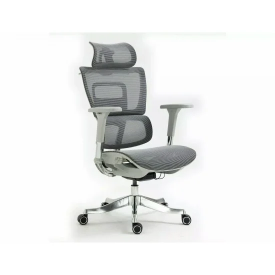 Комп'ютерне крісло WINNER LUX сіре / хром OBRWINNERLUXSZ 24