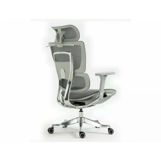 Комп'ютерне крісло WINNER LUX сіре / хром OBRWINNERLUXSZ 17