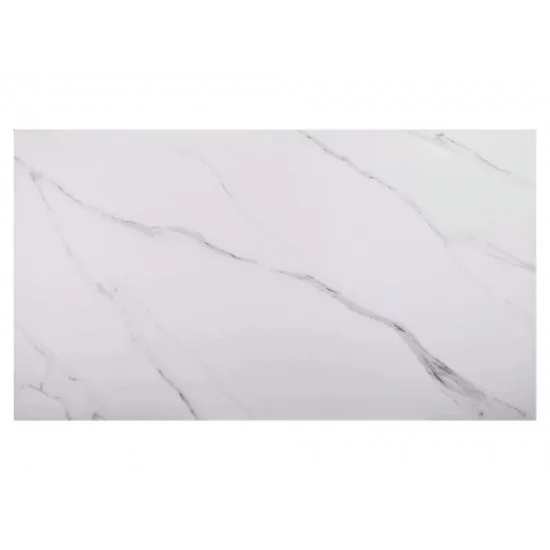 Стол обеденный раскладной LACONI 160(220)*90 белый / черный LACONIBC160 3