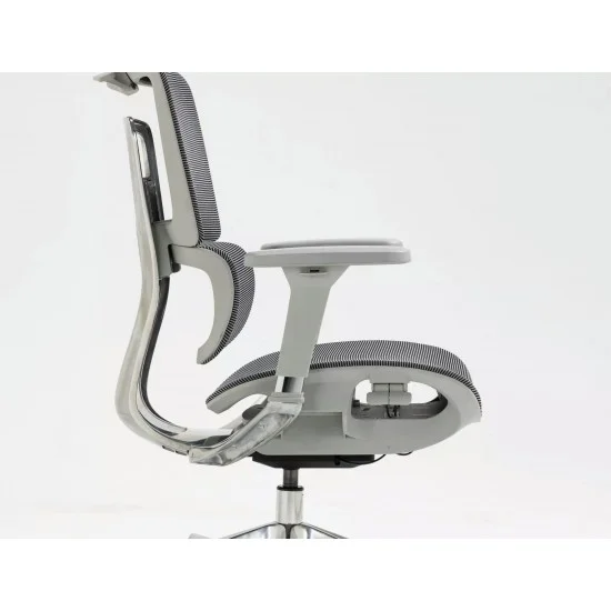 Комп'ютерне крісло WINNER LUX сіре / хром OBRWINNERLUXSZ 15