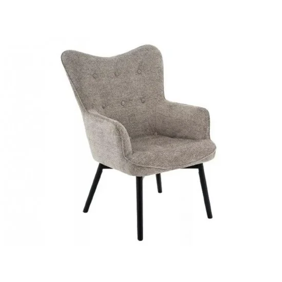 Крісло CARMEN RAVEN чорний мат каркас / сіре 07 CARMENRACSZ07 1