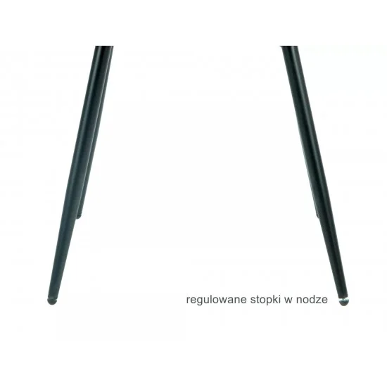 Стілець кухонний RICK VELVET чорний каркас / сірий BL.14 RICKVCSZ 5