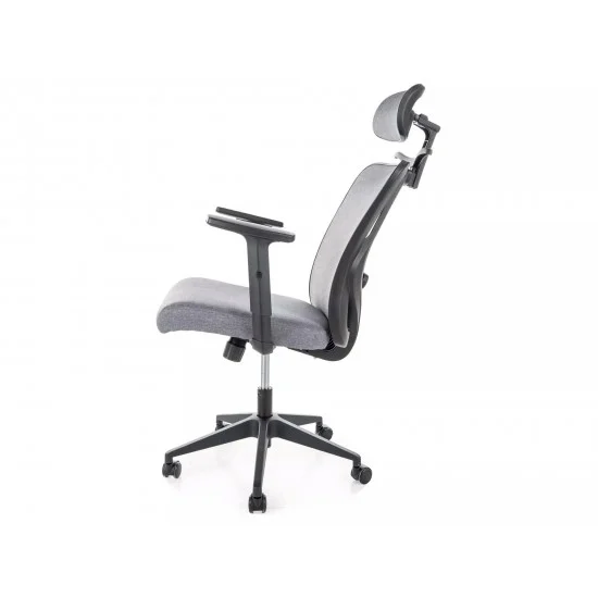 Компьютерное кресло Q-080M серая ткань OBRQ080MSZ 2