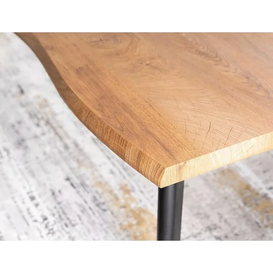 Стол обеденный раскладной FRESNO дуб артизан / черный каркас 120(180)X80 FRESNODAC1201 4