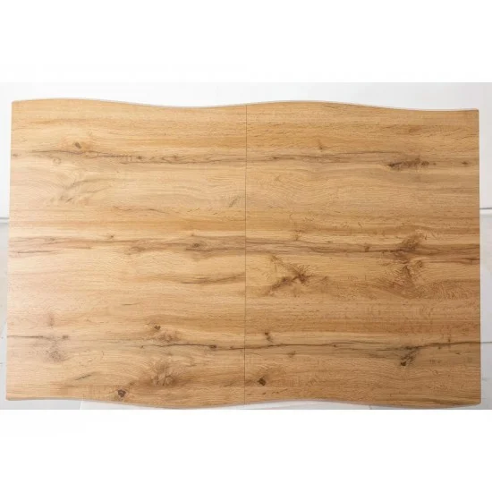 Стол обеденный раскладной FRESNO дуб артизан / черный каркас 120(180)X80 FRESNODAC1201 9