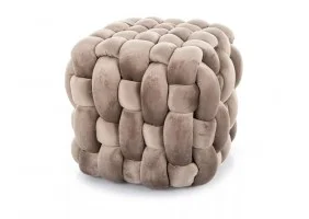 Пуф FARIS VELVET темный беж Тк.251 FARISCBE