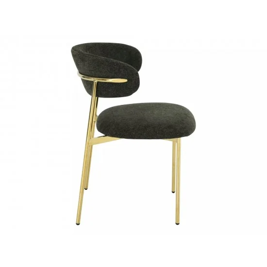 Стілець кухонний ELTON RAVEN золотий каркас / оливковий 78 ELTONRZLOL 6