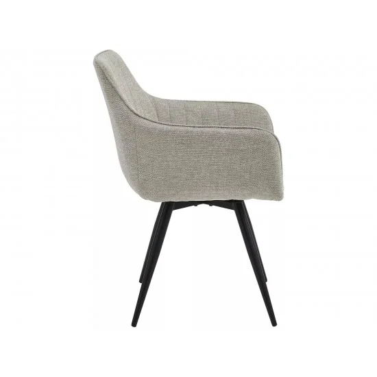 Стул кухонный BALLO BREGO черный каркас / серый 07 BALLOBRCSZ07 4