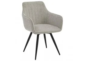 Стул кухонный BALLO BREGO черный каркас / серый 07 BALLOBRCSZ07