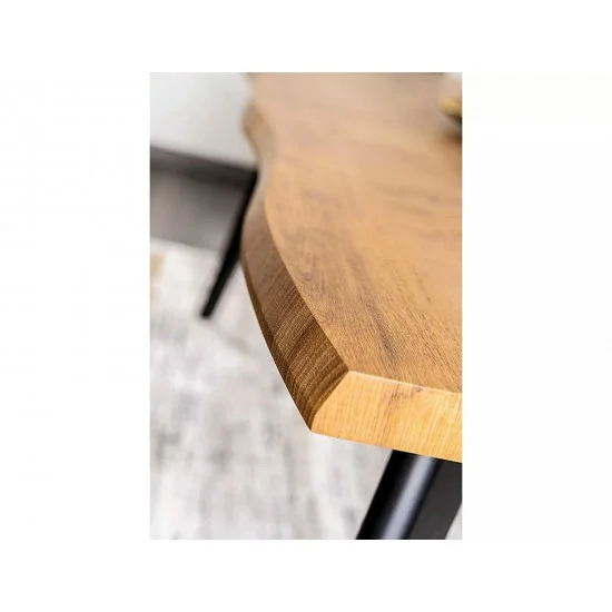 Стол обеденный раскладной FRESNO дуб артизан / черный каркас 120(180)X80 FRESNODAC1201 6