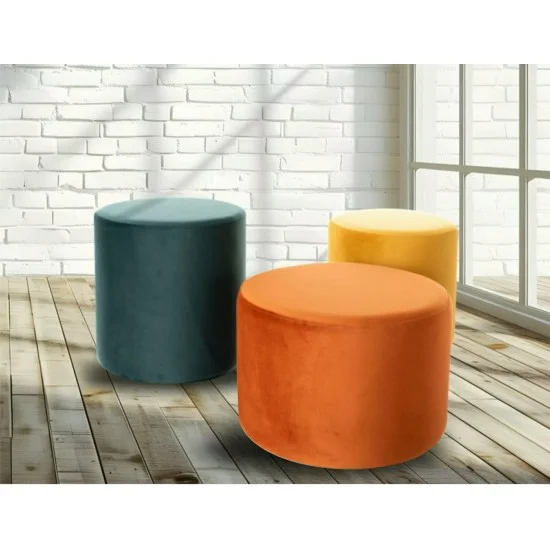 Пуф DOTI B VELVET карри BL.68 d.38 DOTIBV68 5
