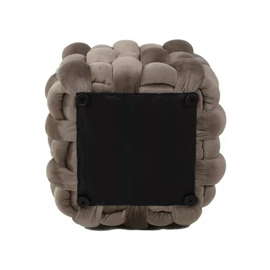 Пуф FARIS VELVET темный беж Тк.251 FARISCBE 3