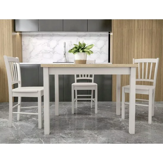 Стол обеденный ADAM 120*68 дуб кремона торро / кашемир ADAMDCTKA120 2