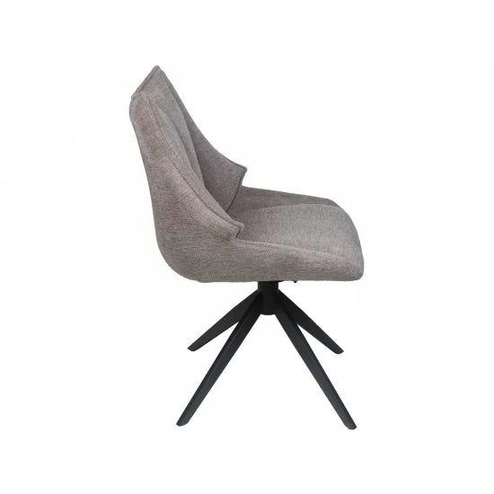 Стілець кухонний CODA BREGO чорний каркас / беж 34 CODABRCBE 8