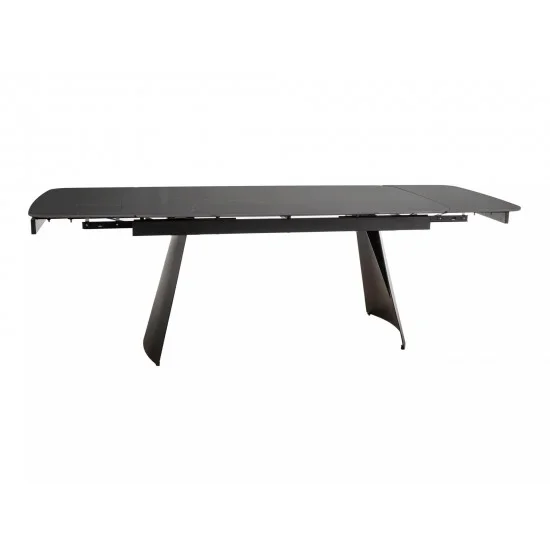 Стол обеденный раскладной BACARDI 160(240)*90 черный BACARDIC160 1
