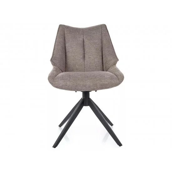 Стілець кухонний CODA BREGO чорний каркас / беж 34 CODABRCBE 3